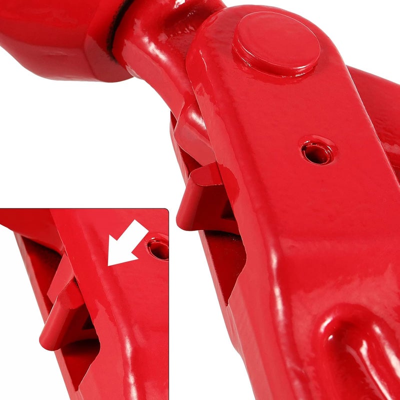 PINGEUI 3/8 Inch Swivel Self-Locking Hook, Grade 80 Forged Alloy Steel Self Locking Eye Hook, 3.15 Tons/6,945 lbs Working Load Limit - Image 3